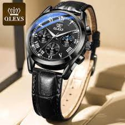 Fashionable Glass Quartz Analog Men's Watch